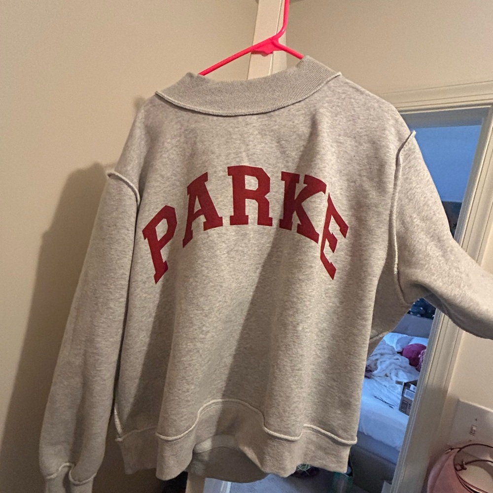 Parke/SET Mockneck with red lettering
